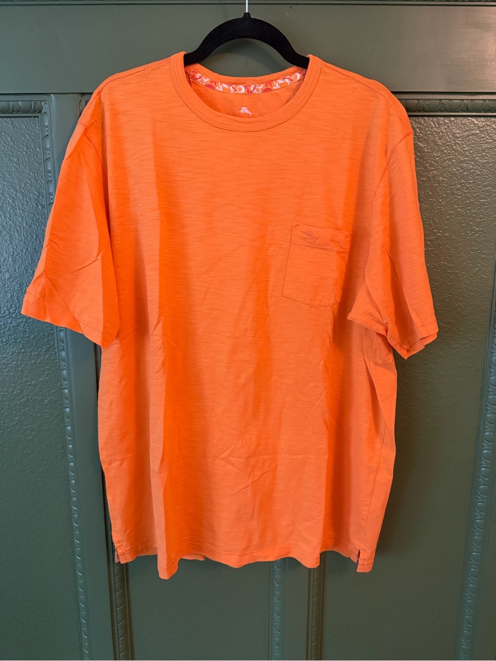 Tommy Bahama Bright Orange Short-Sleeve Pocket Tee